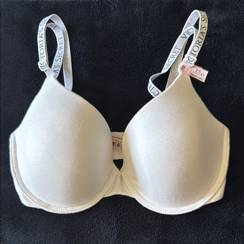Victoria's Secret White T-Shirt Lightly Lined Demi Bra